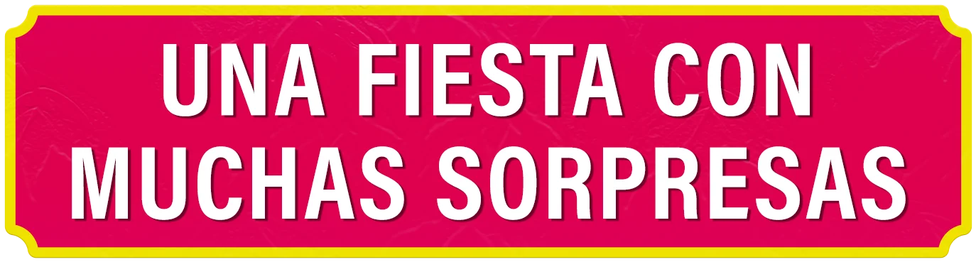 Una fiesta con muchas sorpresas